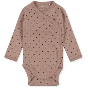 KONGES SLOJD Body pro nejmenší MINNIE - DU COEUR SPARROW Velikost: 6m