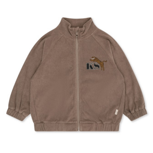 KONGES SLOJD Mikina - Itty / DESERT TAUPE Velikost: 5-6y