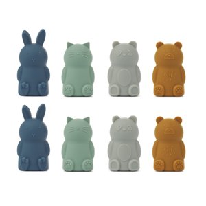 LIEWOOD Prstové figurky 8ks / Blue multi mix