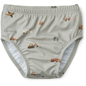 LIEWOOD Baby plavky Anthony - Vehicles/dove blue mix Věk: 3M