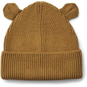 LIEWOOD Čepice s oušky Gina - Golden caramel Velikost: 9-12m