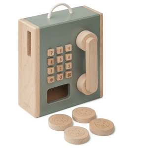 LIEWOOD Telefonní automat Rufus - Faune green/golden caramel mix