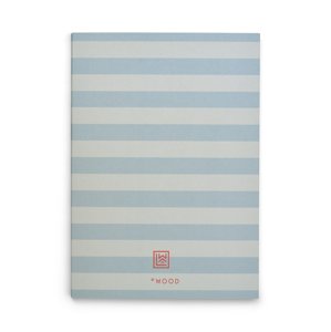 LIEWOOD Zápisník střední Jae - Stripe Sea blue/Sandy