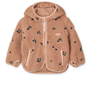 LIEWOOD Bundička Mara Pile s oušky - Berry / Pale tuscany / Embroidery Velikost: 92