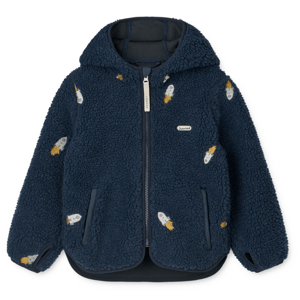 LIEWOOD Bundička Mara Pile - Classic navy / Embroidery Velikost: 110