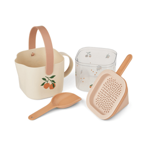 LIEWOOD Plážový set na písek Roald - Peach / Sea shell
