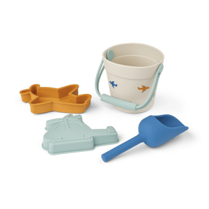 LIEWOOD Mini plážový set na písek Kit - Aviator / Ecru