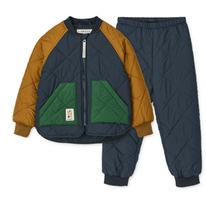 LIEWOOD Termo set Zella - Classic navy multi mix Velikost: 110
