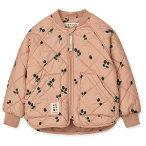 LIEWOOD Termo bunda Zella - Berry / Pale tuscany / Embroidery Velikost: 104