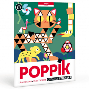 POPPIK Samolepkové panorama Džungle
