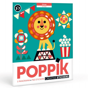 POPPIK Samolepkové panorama Cirkus