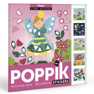 POPPIK Kreativní samolepkové karty - Pohádkové