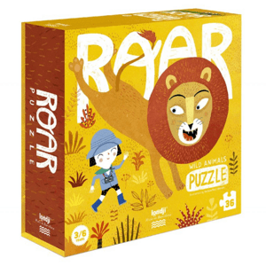 LONDJI Puzzle Divoká zvířata - 36 pcs