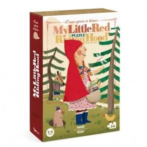 LONDJI Velké puzzle Červená Karkulka - 36 pcs