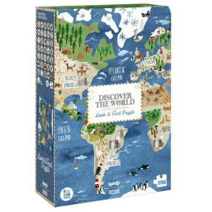 LONDJI Velké puzzle Objevuj svět - 200 pcs