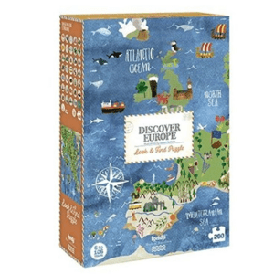 LONDJI Velké puzzle Evropa - 200 pcs