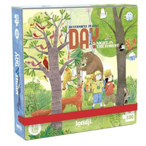 LONDJI Kapesní puzzle Den v lese - 100 pcs