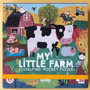 LONDJI Kapesní puzzle Malá farma - 24 pcs