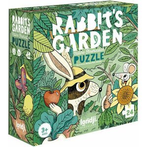 LONDJI Puzzle Králíčkova zahrádka - 24 pcs