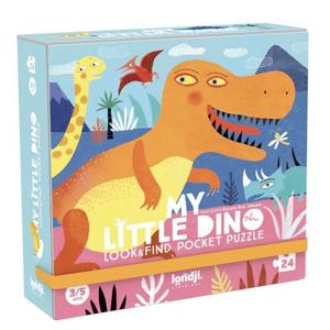 LONDJI Kapesní puzzle Můj kamarád Dinosaurus - 24 pcs
