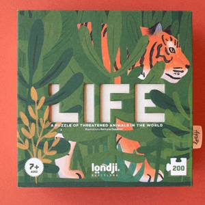 LONDJI Puzzle LIFE Ohrožená zvířata - 200 pcs