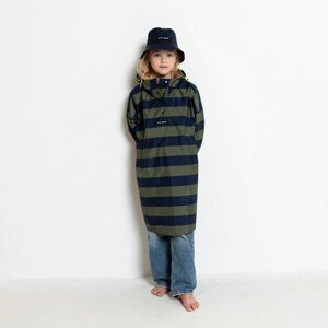VIVI MARI Dětský kabát do deště Bolt stripes navy/olive Velikost: 7-9y