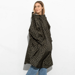 VIVI MARI Kabát do deště Drops olive/black
