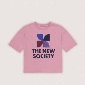 THE NEW SOCIETY TRIKO -  Amara Tee Dusty Orchid Velikost: 8y