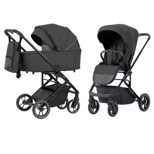 Kočárek 2v1 CARRELLO Alfa CRL-6507 2023 Graphite Grey
