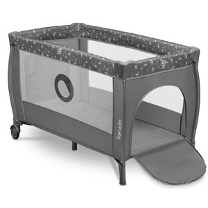 Lionelo cestovní postýlka Stefi plus Farba: Grey White