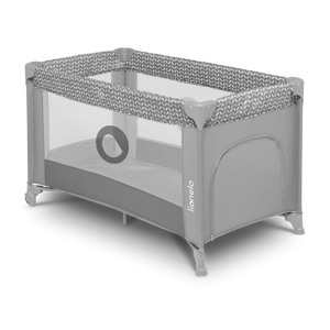 Lionelo cestovní postýlka STEFI Barva: Grey Concrete Multicolor