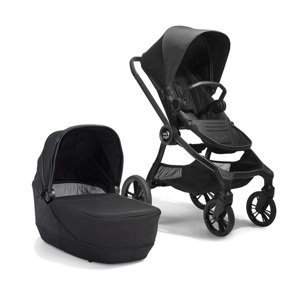 Baby Jogger BabyJogger CITY SIGHTS 4WM AKČNÍ set 2v1 (kočárek+korba) vč. madla RICH BLACK