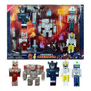 bHome Kolekce figurek Minecraft Dungeons Skeleton 18ks