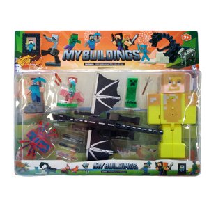 Toybit Kolekce figurek Minecraft My buildings sada 12 ks