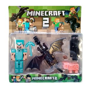 Toybit Kolekce figurek Minecraft Ender dragon sada 6 ks