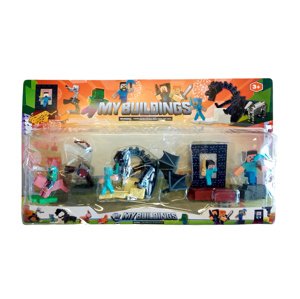 Toybit Kolekce figurek Minecraft Portál sada 10 ks