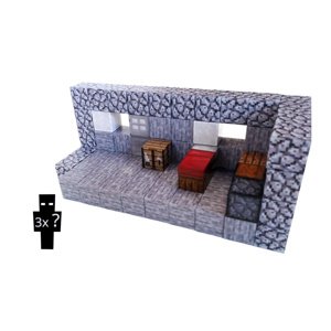 Toybit Magnetická stavebnice Minecraft Craftovací místnost 83ks