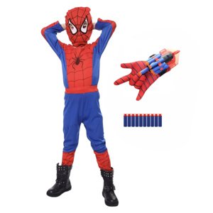 FunCo Dětský kostým Spiderman s vystřelovákem 122-134 L