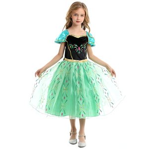 FunCo Dětský kostým ANNA Frozen Premium 122-128 L