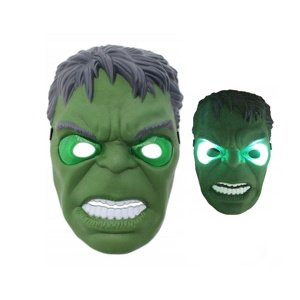 FunCo Hulk svítící maska zelená