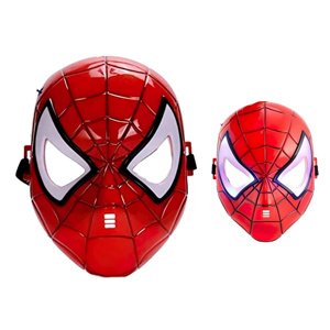FunCo Spiderman svítící maska červená