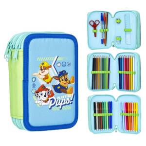 bHome Školní penál třípatrový s náplní Paw Patrol Pups
