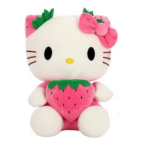 Plush Plyšová hračka Hello Kitty s jahůdkou 22cm