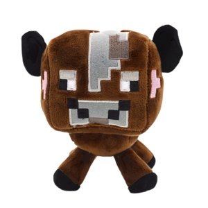 Plush Plyšová hračka Minecraft Kráva hnědá 23cm