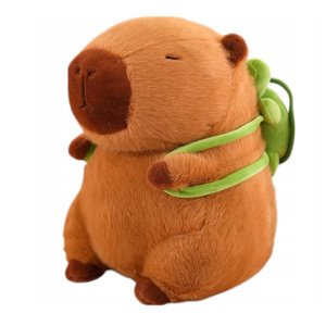 Plush Plyšová hračka Capybara s želvičkou 23cm