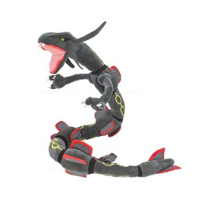 Plush Plyšová hračka Pokémon Rayquaza šedý ohebný 80cm
