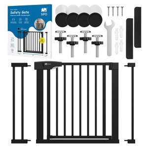 Sipo Zábrana set 75 cm + 2x nástavec 7 / 14 cm Black