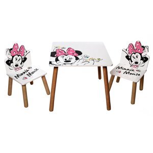 Arditex Dětský stůl s židlemi Minnie Mouse
