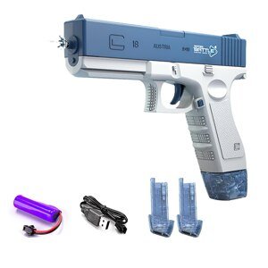Toybit Automatická vodní pistole Spray se zásobníky modrá