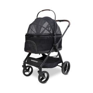 Wonderfold Pet Kočárek P3 pro psy 2v1 do 22,7 kg (kočárek+přepravní taška) jet black
